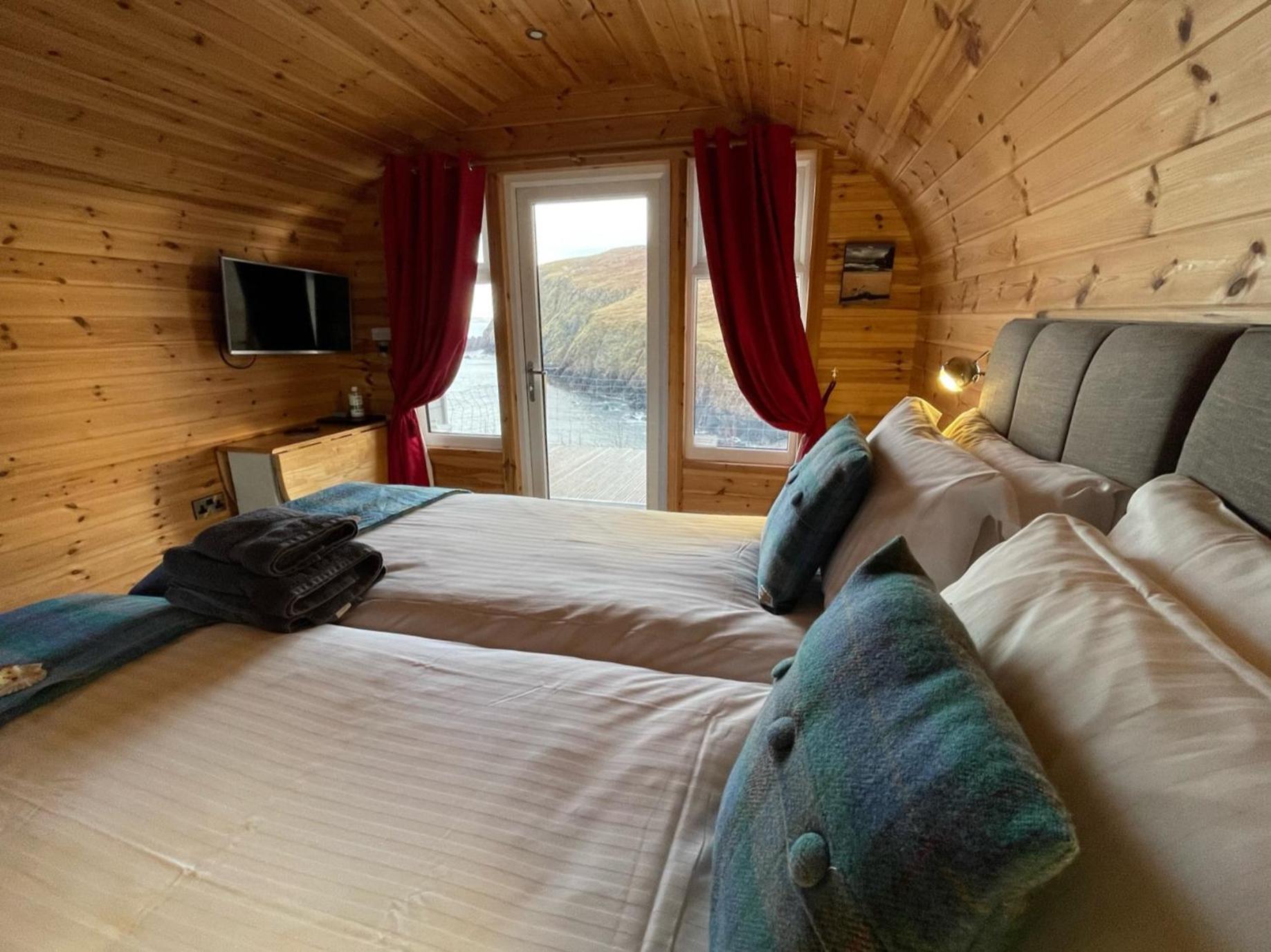 Seapods - Isle Of Lewis - Luxury En-Suite Pods On The Edge Of The Atlantic Ocean Aird Uig Esterno foto
