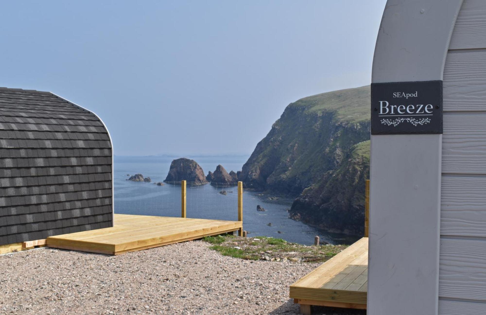 Seapods - Isle Of Lewis - Luxury En-Suite Pods On The Edge Of The Atlantic Ocean Aird Uig Esterno foto