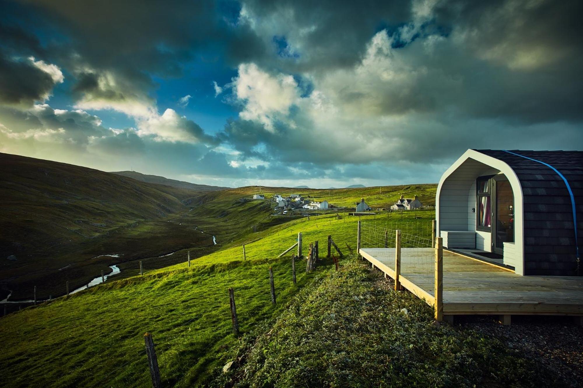 Seapods - Isle Of Lewis - Luxury En-Suite Pods On The Edge Of The Atlantic Ocean Aird Uig Esterno foto