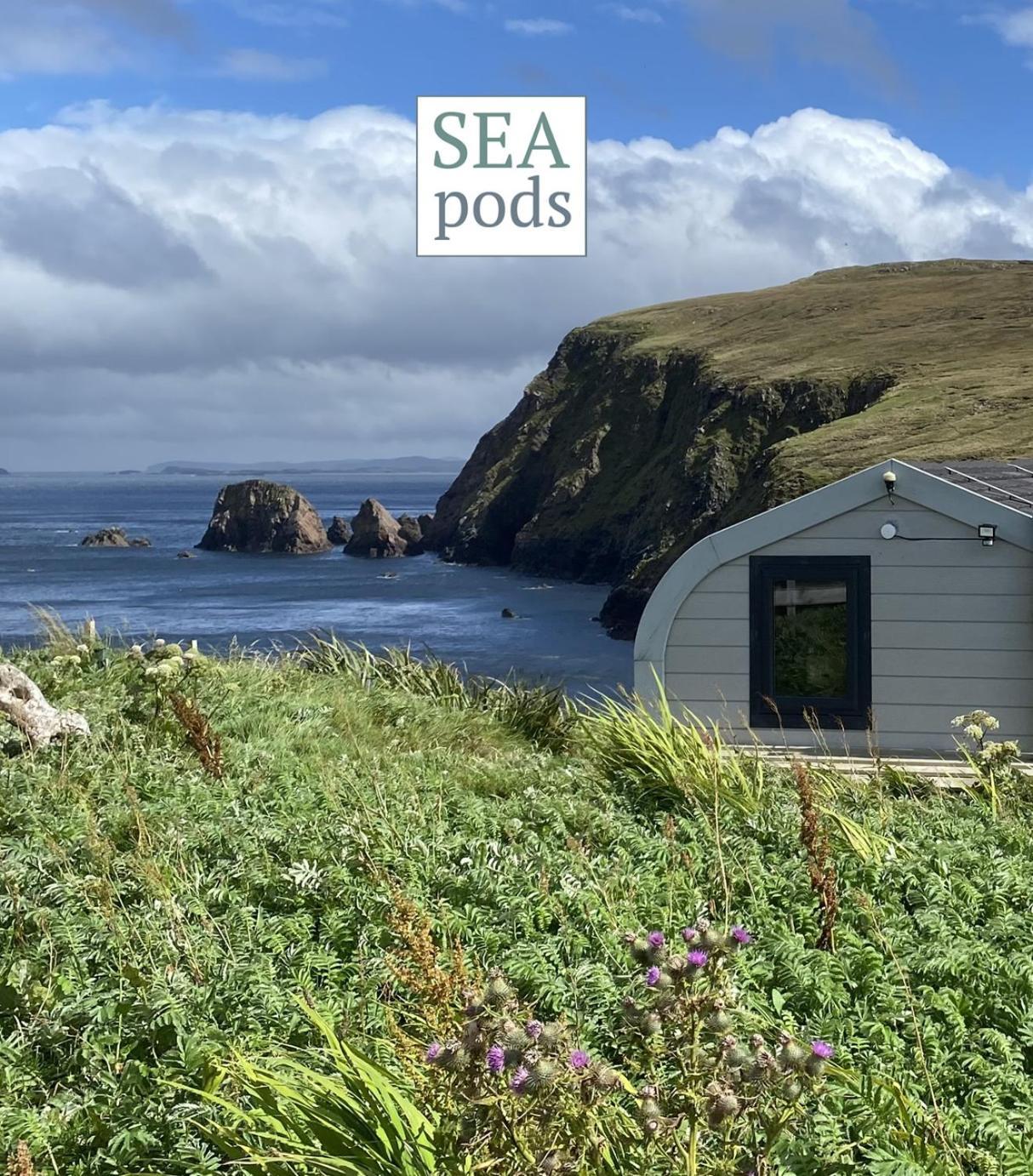 Seapods - Isle Of Lewis - Luxury En-Suite Pods On The Edge Of The Atlantic Ocean Aird Uig Esterno foto